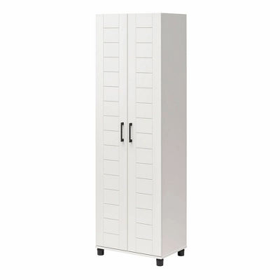 Portford 24" Wide 2 Door Shiplap Cabinet White - Room & Joy 7 Portford 24" Wide 2 Door Shiplap Cabinet White - Room & Joy - Image 5