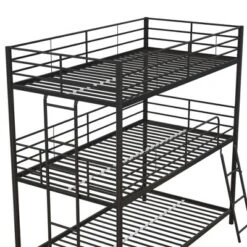 Triple Twin Zeke Metal Bunk Bed - Room & Joy -Room & Joy GUEST 038eee45 0945 4561 9171 bba037da82d1