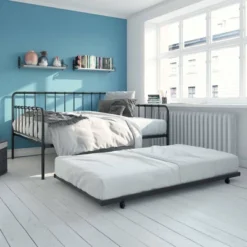 Full Avery Metal Daybed And Twin Trundle - Room & Joy -Room & Joy GUEST 04642870 3e07 417e b613 584351eb2c86