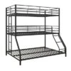 Twin/Twin/Full Zeke Triple Metal Bunk Bed - Room & Joy 1 Twin/Twin/Full Zeke Triple Metal Bunk Bed - Room & Joy -Room & Joy GUEST 085387f7 08f3 45e3 aa76 43057eb8ca91