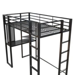 Twin Adele Loft Bed With Desk Black - Room & Joy -Room & Joy GUEST 0d435524 5180 4a63 8c00 5e481b2356ed