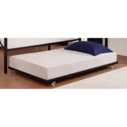 Gavin Universal Metal Trundle For Daybeds Black - Room & Joy -Room & Joy GUEST 0e8945b4 eb65 4c91 8558 c804826bef07