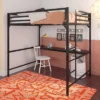 Full Max Metal Loft Bed With Desk - Room & Joy -Room & Joy GUEST 10311b86 5530 4931 9a93 2a2e444f0199