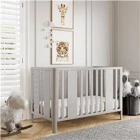 Room & Joy Emmett Curved Post 3-in-1 Crib - Sharkey Gray 11 Room & Joy Emmett Curved Post 3-in-1 Crib - Sharkey Gray - Image 9