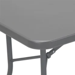 6" Blow Mold Centerfold Table Gray - Room & Joy -Room & Joy GUEST 11e6bcf3 5db0 48e2 a38e 31eea97ea0b7