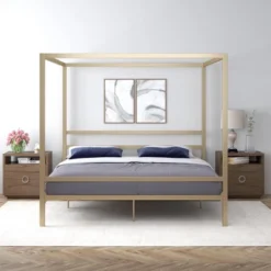 Briella Metal Canopy Bed - Room & Joy -Room & Joy GUEST 137cfbe5 0f02 49bc ac98 061875c70c01
