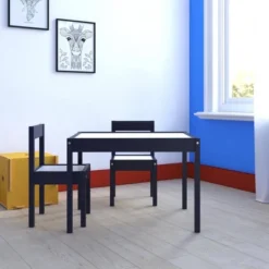 3pc Annya Kiddy Table Set Navy/White - Room & Joy -Room & Joy GUEST 13aa874b 8656 4de2 ac39 9577cb0aaa88