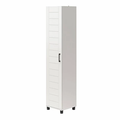 Portford 16" Wide Shiplap Cabinet White - Room & Joy 6 Portford 16" Wide Shiplap Cabinet White - Room & Joy - Image 5