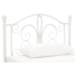 Twin Kids' Bombay Metal Bed White - Room & Joy -Room & Joy GUEST 13f6329d 4c3c 4226 8bbd 55497f5a523c