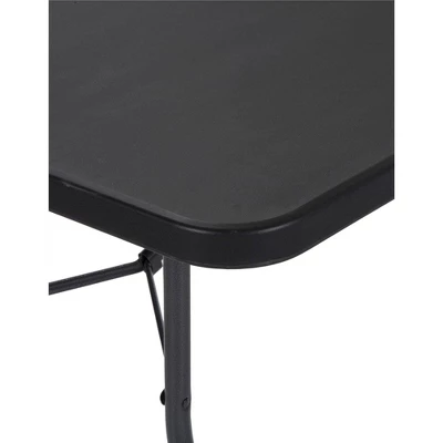 30" Fold-In-Half Blow Molded Folding Table - Room & Joy 4 30" Fold-In-Half Blow Molded Folding Table - Room & Joy - Image 2