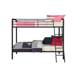Twin Over Twin Evan Metal Bunk Bed - Room & Joy -Room & Joy GUEST 172ce65f c8f7 4bae 83e7 c136297dffe4