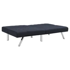 Eve Velvet Upholstered Convertible Futon - Room & Joy -Room & Joy GUEST 193802e4 e952 4966 8206 8384e6e9a071