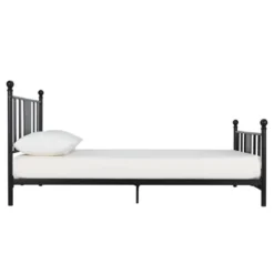Lisa Contemporary Metal Bed Black - Room & Joy -Room & Joy GUEST 1d4a513c d18b 4d1d 9896 9594f4edcd1e