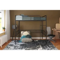 Full Metal Loft Bed - Room & Joy -Room & Joy GUEST 216b8ee7 9bc9 46dc bc27 a60685d90916
