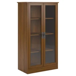 53" Auburn Hill Bookcase With Glass Doors Room & Joy -Room & Joy GUEST 23b993d4 1dc0 47e3 85d3 3a87e629db20