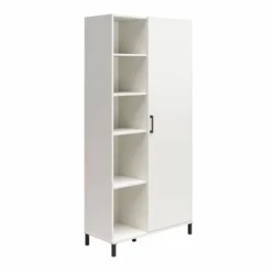 36" Vario 1 Door Wide Storage Cabinet White - Room & Joy -Room & Joy GUEST 23e85767 993c 4eff a9c8 85752b82ed85