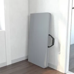 38.5" Fold In Half Multi-Purpose Card Table With Handle Gray - Room & Joy -Room & Joy GUEST 24a45e68 8f98 4831 9017 cf8f703ce244