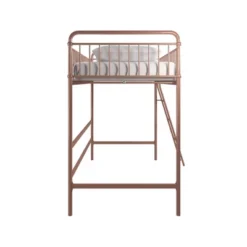 Twin Kaila Metal Loft Bed Rose Gold - Room & Joy -Room & Joy GUEST 24ba352a b138 49ec bc00 4f8d0ce85fc6