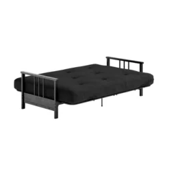Full Anders Metal Arm Futon With 6" Microfiber Mattress - Room & Joy -Room & Joy GUEST 27a791e4 8530 4b8d bfc5 38484eec41e9
