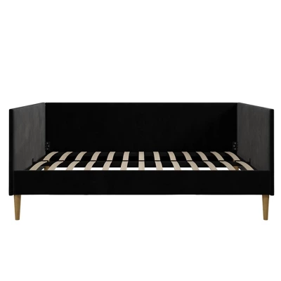 Full Fabio Velvet Mid Century Daybed - Room & Joy 6 Full Fabio Velvet Mid Century Daybed - Room & Joy - Image 4