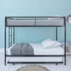 Twin Etta Triple Bunk Bed - Room & Joy -Room & Joy GUEST 2a68535f a48e 4919 8727 c06690286220