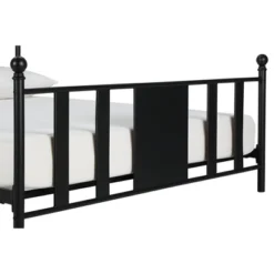 Lisa Contemporary Metal Bed Black - Room & Joy -Room & Joy GUEST 3052a311 7df6 4d10 bf0b 55b641bd31dd