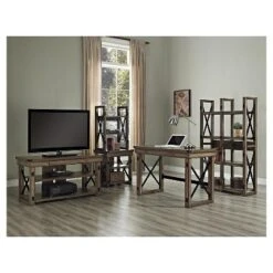 Hathaway Wood Veneer Entryway Hall Tree With Bench Rustic Gray - Room & Joy -Room & Joy GUEST 31168567 ee03 443a 9fa8 a9e0fcd0a65d