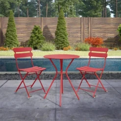 3pc Bistro Set With Folding Chairs - Room & Joy 13 3pc Bistro Set With Folding Chairs - Room & Joy -Room & Joy GUEST 3243d67d 2e97 46ab b78a ddcf308b5208