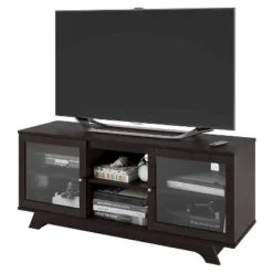 Parkway TV Stand For TVs Up To 55" Cherry Red - Room & Joy
