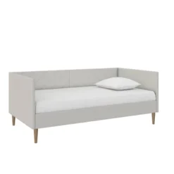 Valerian Upholstered Daybed Gray Linen - Room & Joy -Room & Joy GUEST 384089b2 e44d 4267 861b 622e0640b6bf