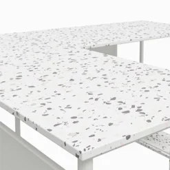 Woodbury L Desk Terrazzo - Room & Joy -Room & Joy GUEST 386cbcef 7ef7 4319 994e 4fefe1775cb4