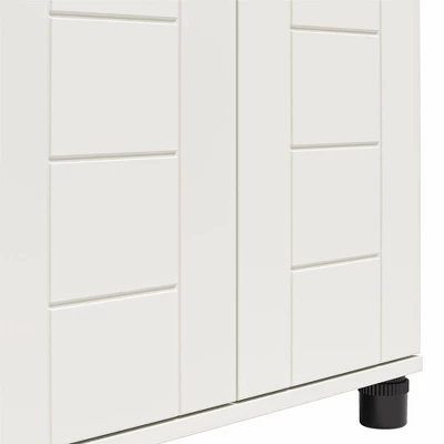 Portford 24" Wide 2 Door Shiplap Cabinet White - Room & Joy 8 Portford 24" Wide 2 Door Shiplap Cabinet White - Room & Joy - Image 6