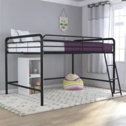 Full Adeline Junior Metal Loft Bed - Room & Joy -Room & Joy GUEST 3a44d6ab 9b81 4f00 b936 bba0711694cf