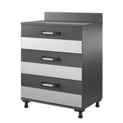 Boss 3 Drawer Storage Cabinet Gray - Room & Joy -Room & Joy GUEST 3a5524fd 52ea 4d6c 91b5 cdb580d4d515