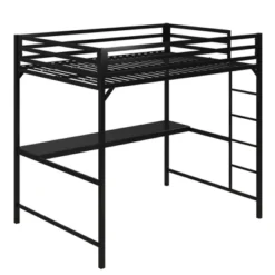 Full Max Metal Loft Bed With Desk - Room & Joy -Room & Joy GUEST 3b4b7129 1f66 4a0e 9de9 7eb9546f5d60
