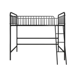 Twin Kaila Metal Loft Bed Black - Room & Joy -Room & Joy GUEST 3cf1abc0 f00f 44c7 a593 982b90d57448