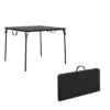 XL 38.5" Fold In Half Card Table With Handle Black - Room & Joy -Room & Joy GUEST 3d1d6c66 7692 4729 8368 4ba9ea4a0884
