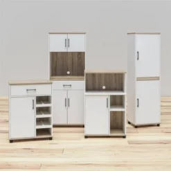 Canturbury Kitchen Pantry Cabinet White - Room & Joy -Room & Joy GUEST 3dbe454e 436c 45fe 8f8a d1afc2782499