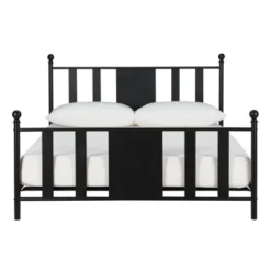 Lisa Contemporary Metal Bed Black - Room & Joy -Room & Joy GUEST 3df7dfcf 6282 49df a542 005f9536db07