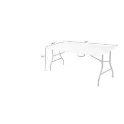 30" Fold-In-Half Blow Molded Folding Table - Room & Joy 22 30" Fold-In-Half Blow Molded Folding Table - Room & Joy -Room & Joy GUEST 3fa34afd f50d 417e 9bd7 36a752b1b6ea