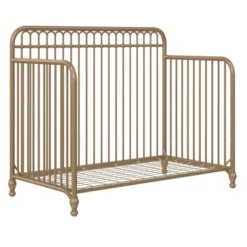 Room & Joy Luna 3-in-1 Convertible Metal Crib JMPA Certified - Gold -Room & Joy GUEST 42f2fd48 88ee 4887 8789 4f456c343ebd