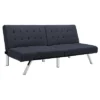 Eve Velvet Upholstered Convertible Futon - Room & Joy -Room & Joy GUEST 435d489c 3cd5 4803 96d3 48564d0ed3b9
