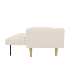 Benedict Wooden Futon Ivory - Room & Joy -Room & Joy GUEST 43f27d97 4d04 47ff 9bce 64c0823d529f