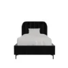 Cara Velvet Upholstered Bed - Room & Joy