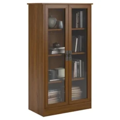 Room & Joy 8 53" Auburn Hill Bookcase With Glass Doors Room & Joy