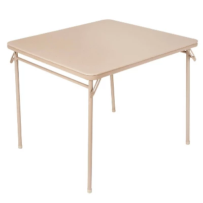 34" Vinyl Top Folding Table - Room & Joy 6 34" Vinyl Top Folding Table - Room & Joy - Image 4