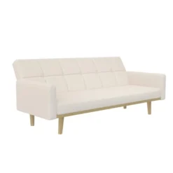 Benedict Wooden Futon Ivory - Room & Joy -Room & Joy GUEST 49aff4d1 2602 48c7 bab1 6bd2c5a052ed