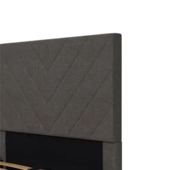 Yanis Upholstered Bed With USB - Room & Joy -Room & Joy GUEST 4c275b13 9562 4551 8a71 094f0d8bfb69