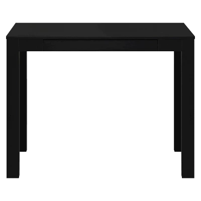 George Wood Writing Desk With Drawers Black - Room & Joy 3 George Wood Writing Desk With Drawers Black - Room & Joy