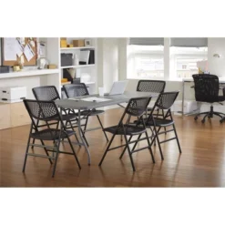 6" Blow Mold Centerfold Table Gray - Room & Joy -Room & Joy GUEST 523ab402 5a7a 47fb bc0e 358e2bcd0052